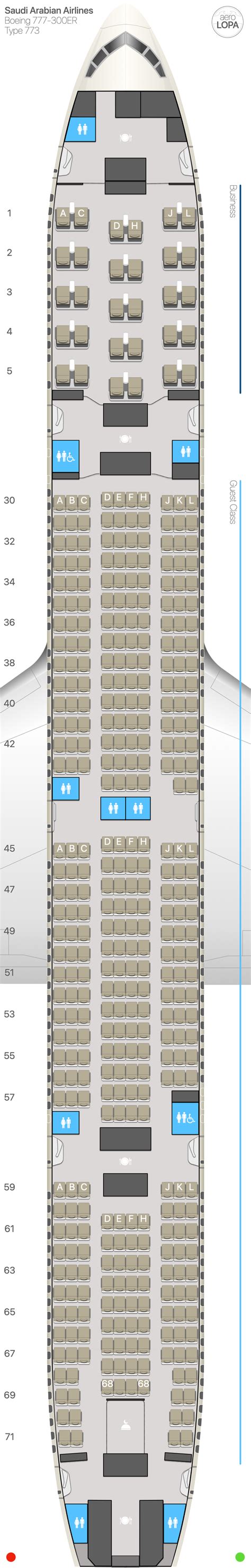 aircraft 773 seating chart.